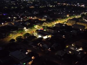 Night view of Makurdi Town
